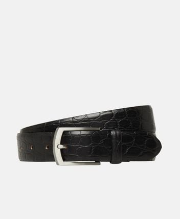 Leather belt