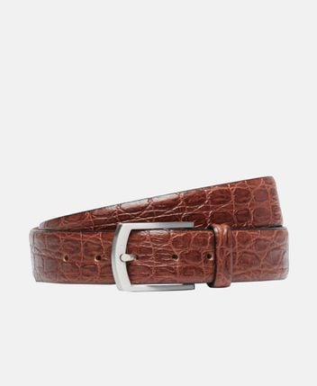 Leather belt