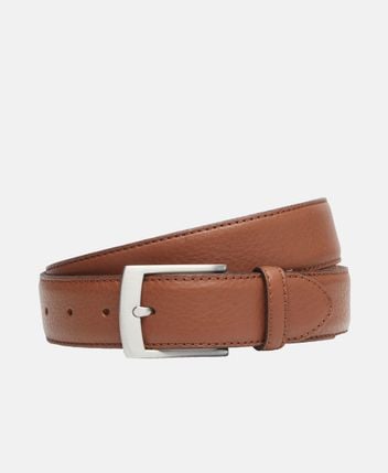 Leather belt