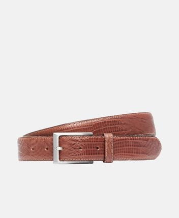 Leather belt