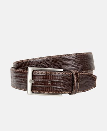 Leather belt