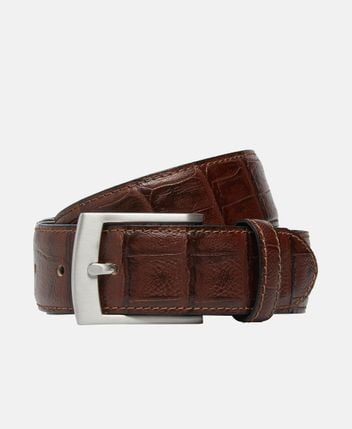 Leather belt