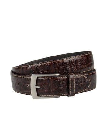 Leather belt