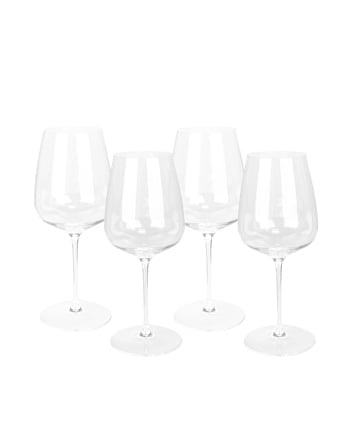 Red wine glasses, 4 pcs.