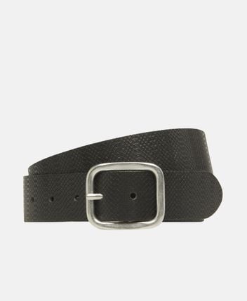 Leather belt
