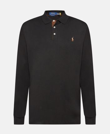 Long-sleeved polo shirt