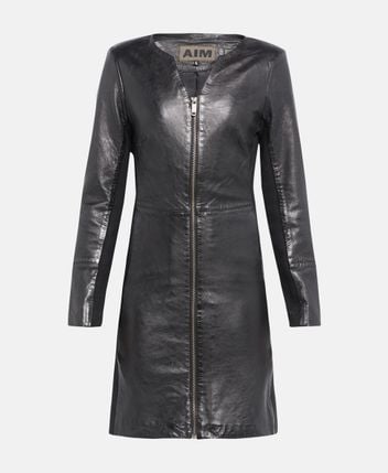 Leather dress