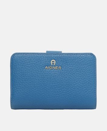 Leather wallet Porcelain
