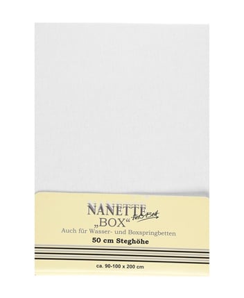 Fitted sheet for boxspring bed approx. 90-100x200 cm