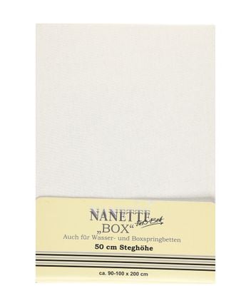 Fitted sheet for boxspring bed approx. 90-100x200 cm