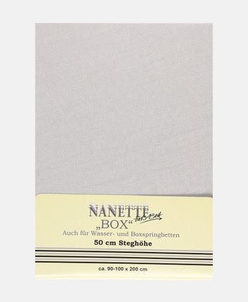 Fitted sheet for boxspring bed approx. 90-100x200 cm