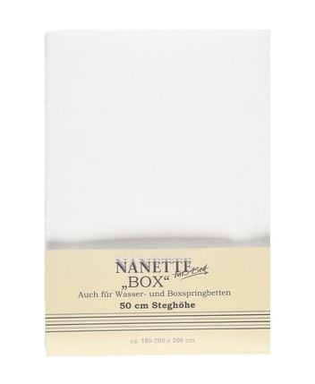 Fitted sheet for boxspring bed approx. 180-200x200 cm