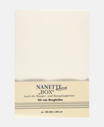 Fitted sheet for boxspring bed approx. 180-200x200 cm