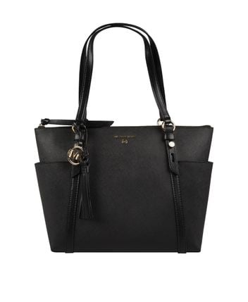 Leather shoulder bag