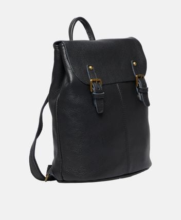 Leather backpack