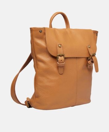 Leather backpack