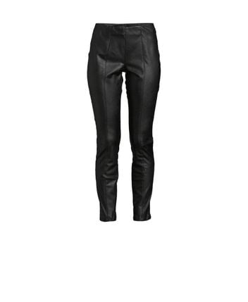 Leather-look leggings