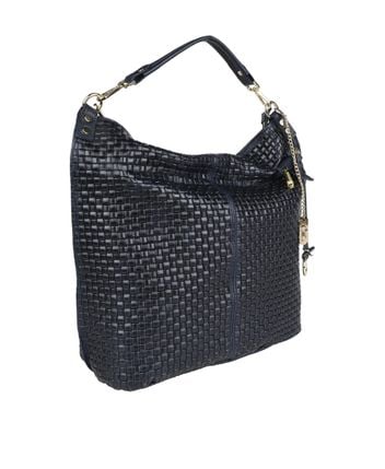 Leather shoulder bag