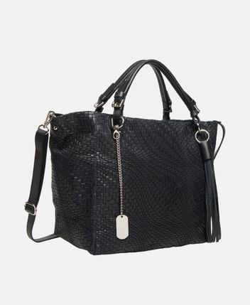 Leather tote bag Solana