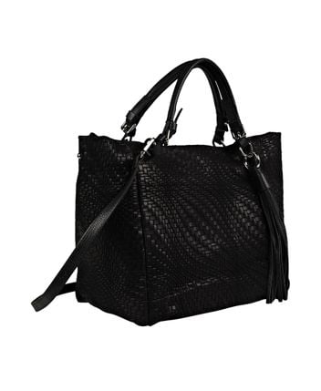 Leather tote bag Solana