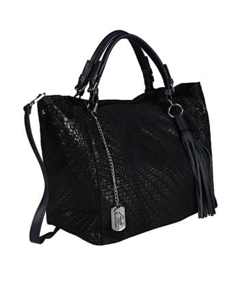 Leather tote bag Solana