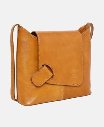 Leather cross body bag