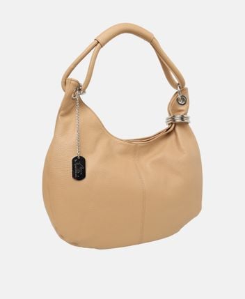 Leather shoulder bag