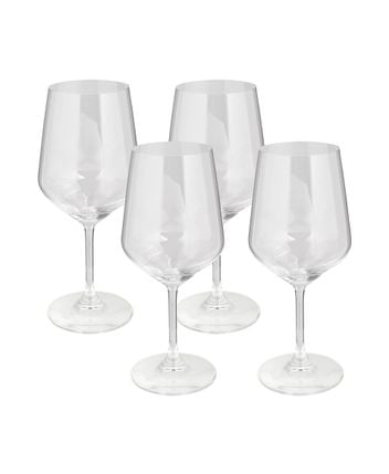 Red wine glasses, 4 pcs.
