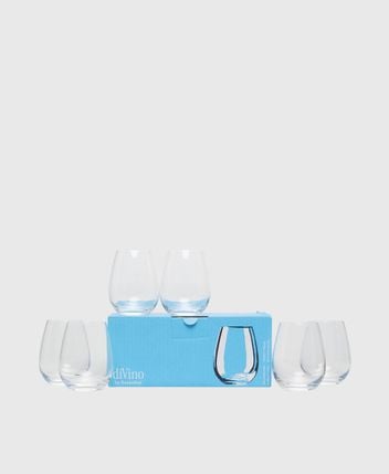 Water glasses, set of 6
