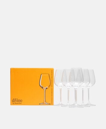 White wine glasses, set of 6 diVino