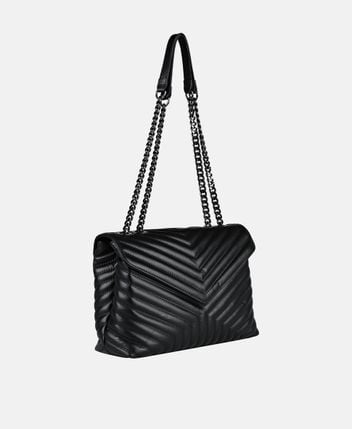 Leather shoulder bag