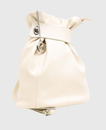 Leather backpack