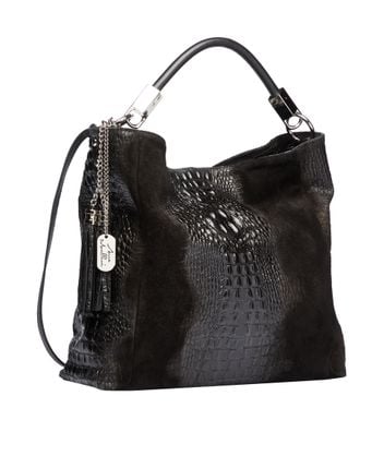 Leather shoulder bag Allessandra
