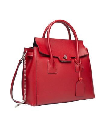 Leather handbag
