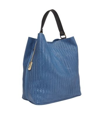 Leather shopper