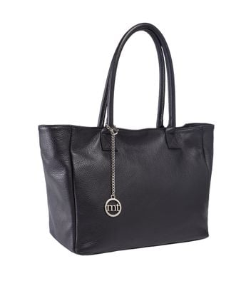 Leather shopper