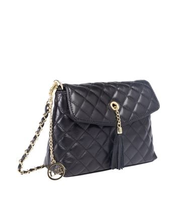 Leather messenger bag