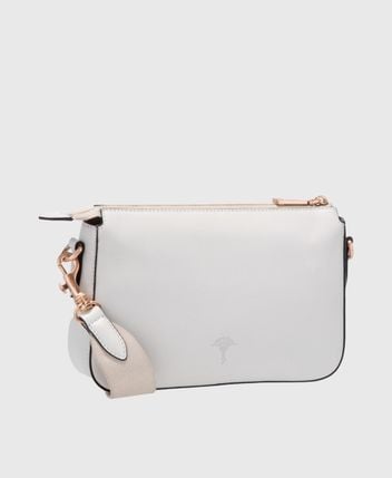 Leather cross body bag