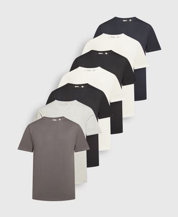 T-shirts, pack of 7 Onsmatt