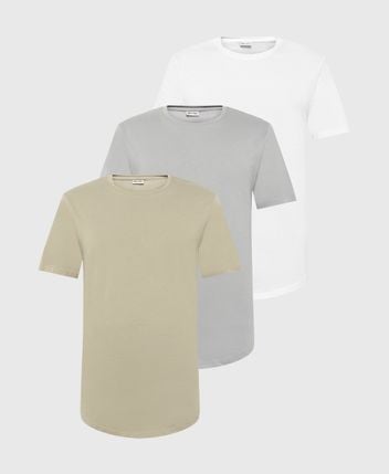 T-shirts, pack of 3 Matt