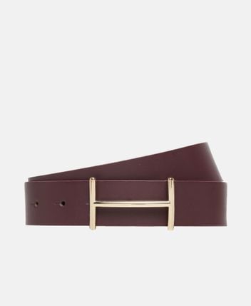 Leather belt