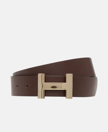 Leather belt petrol-go