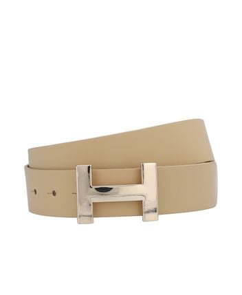 Leather belt petrol-go