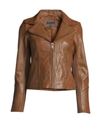 Leather jacket AW21-L001