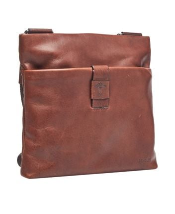 Leather shoulder bag