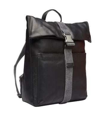 Leather backpack