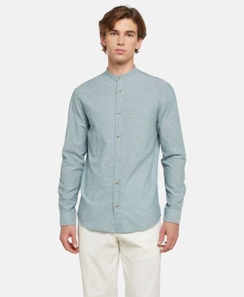 Linen-blend shirt Summer Band