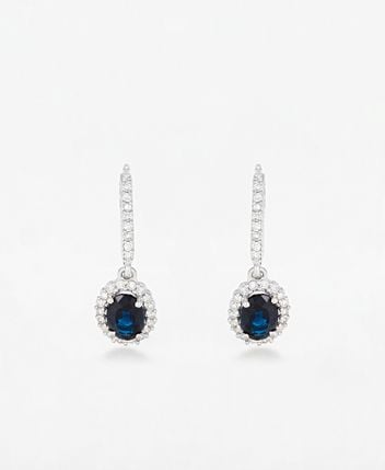 Diamond stud earrings