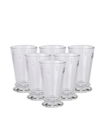 Tall glasses, set of 6