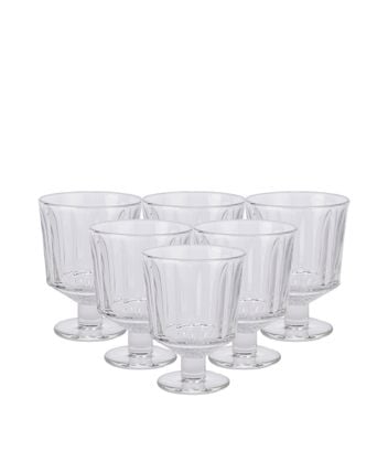 White wine glasses, set of 6